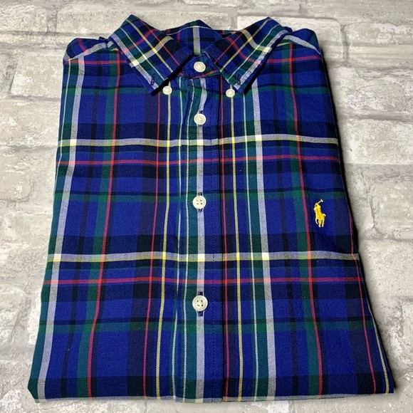RALPH LAUREN: BOYS BUTTON UP LONG SLEEVE SHIRT - Picture 5 of 11